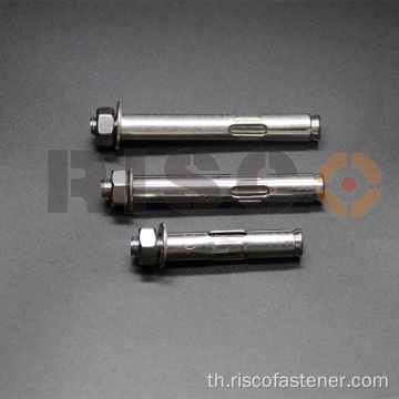 SS304 สแตนเลสสตีล Hex Bolt Anchor